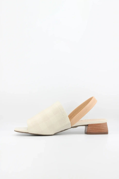 Jorge Bischoff Peep-Toe Slingback Low Block Sandals